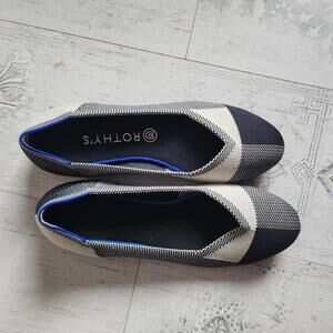 Flawless Black gray cream ROTHYS captoe Clean washed euc condition 9.5